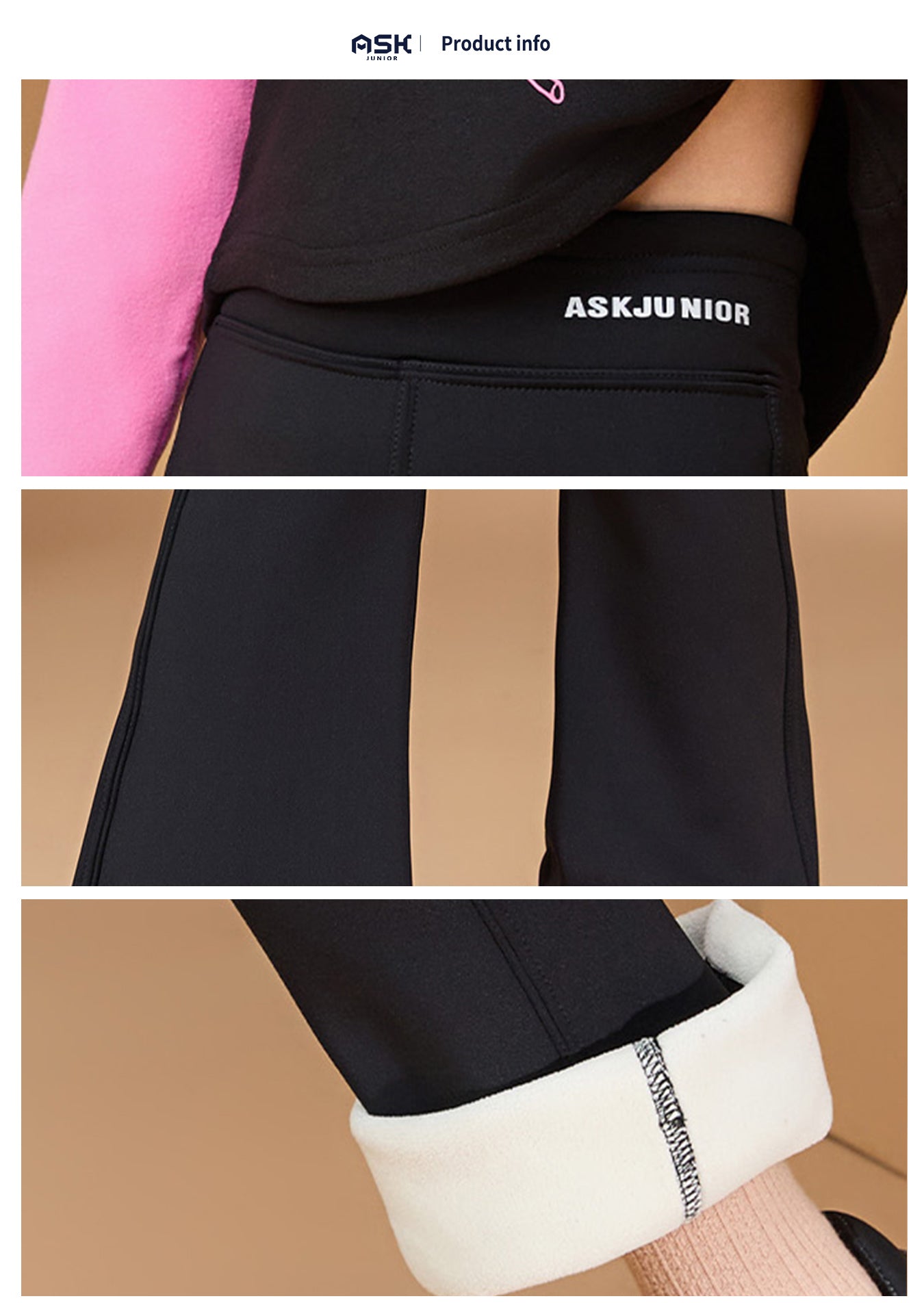Mädchen Fleece-gefütterte verdickte Hose