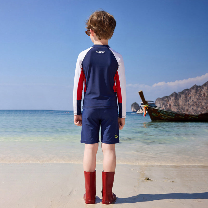 Kids Boys 2-Piece Fit Sports Swim Set