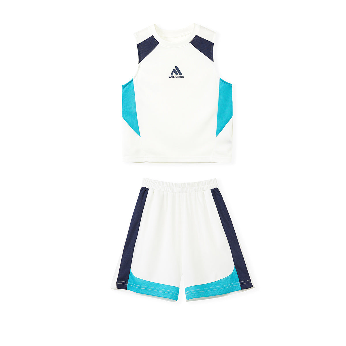 Boys Mesh Tracksuit Cool Feeling Quick Dry Sleeveless Top & Shorts Set