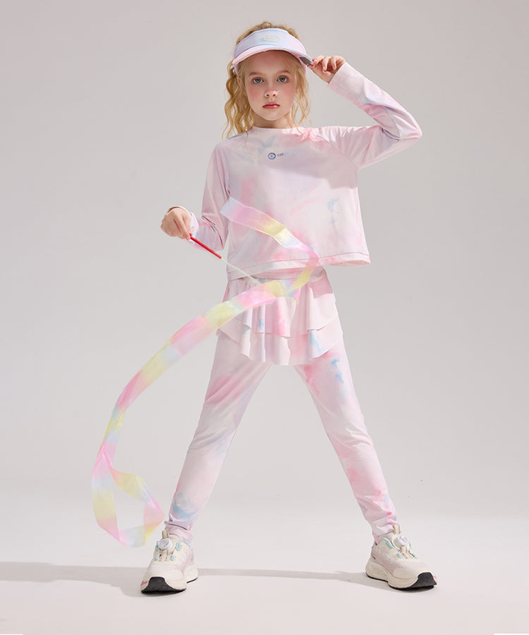 Girl 2-Piece Long Sleeve and Pants Set