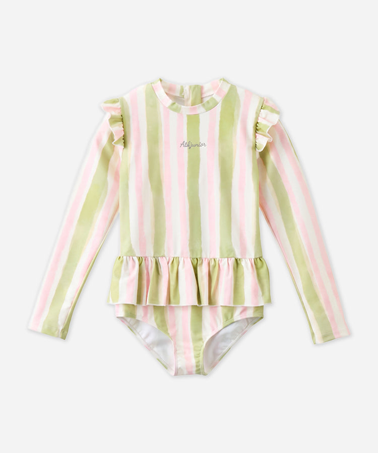 Maillot de bain une pièce manches longues pour filles