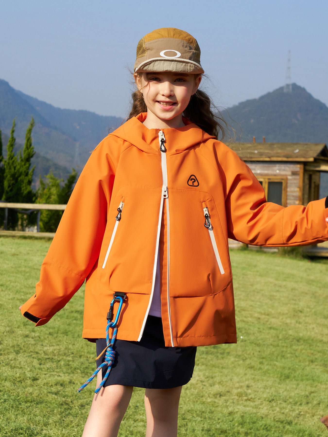 Trendy Oversize Kids Outdoor Shell Jacket