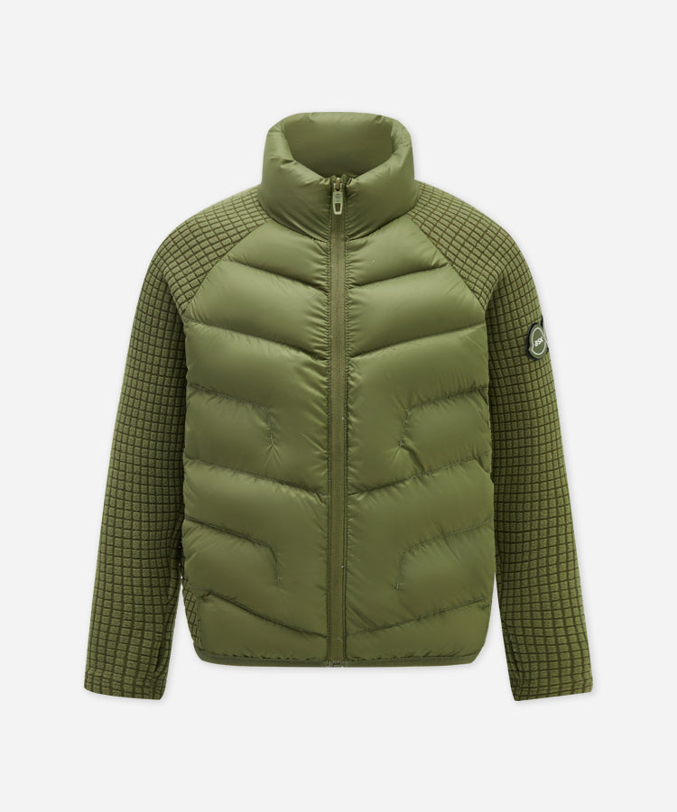 Lightweight White Goose Down Kids Jacket