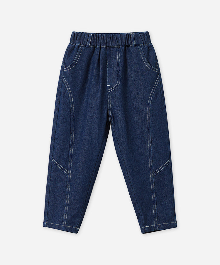 Boys Jeans Pants Loose Fit Straight Leg | Soft & Breathable Denim Trousers