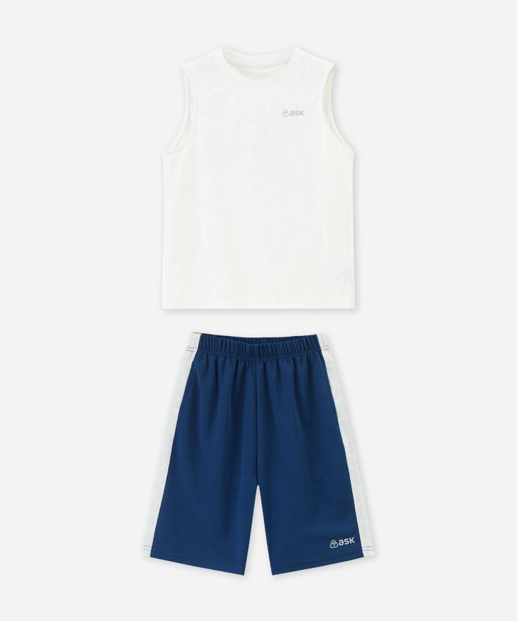 Kids Short Set Quick Dry Breathable Stretchy Sports Outfit