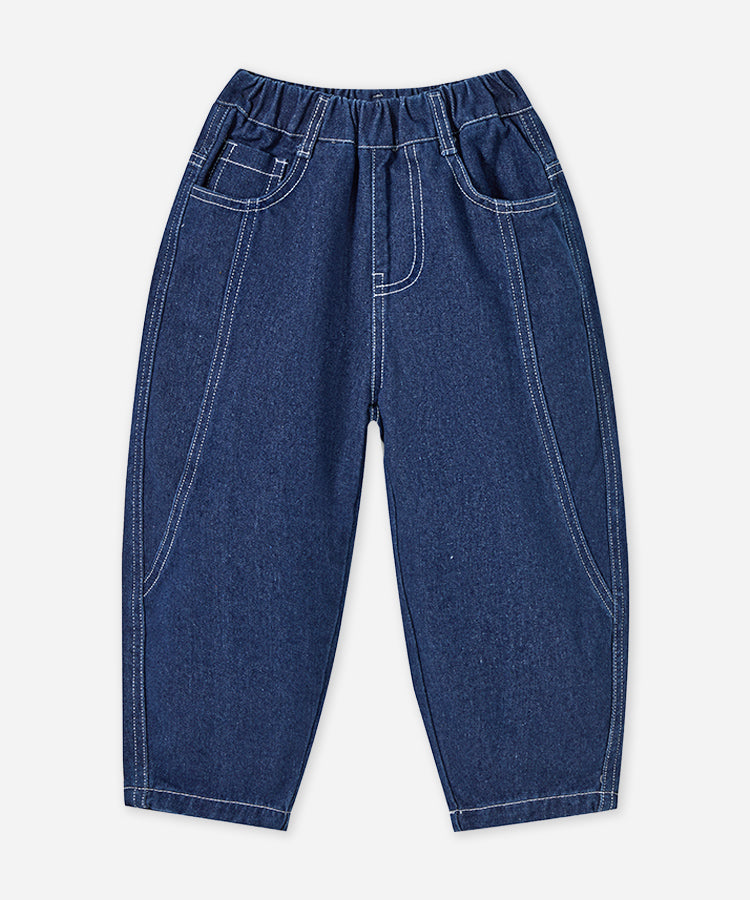 All-match Kinder Jungen Jeanshose Weiche Stretch-Tapered Freizeithose