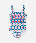 Kids Girls Vintage Cherry One Piece Vacation Swim Suit