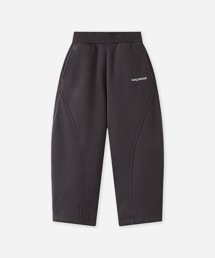 Jungen Strick-Fleece-gefütterte Hose Warme, verdickte Freizeithose für Kinder für Herbst und Winter