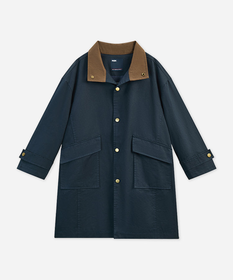 British Style Long Trench  Kids Boys Coat