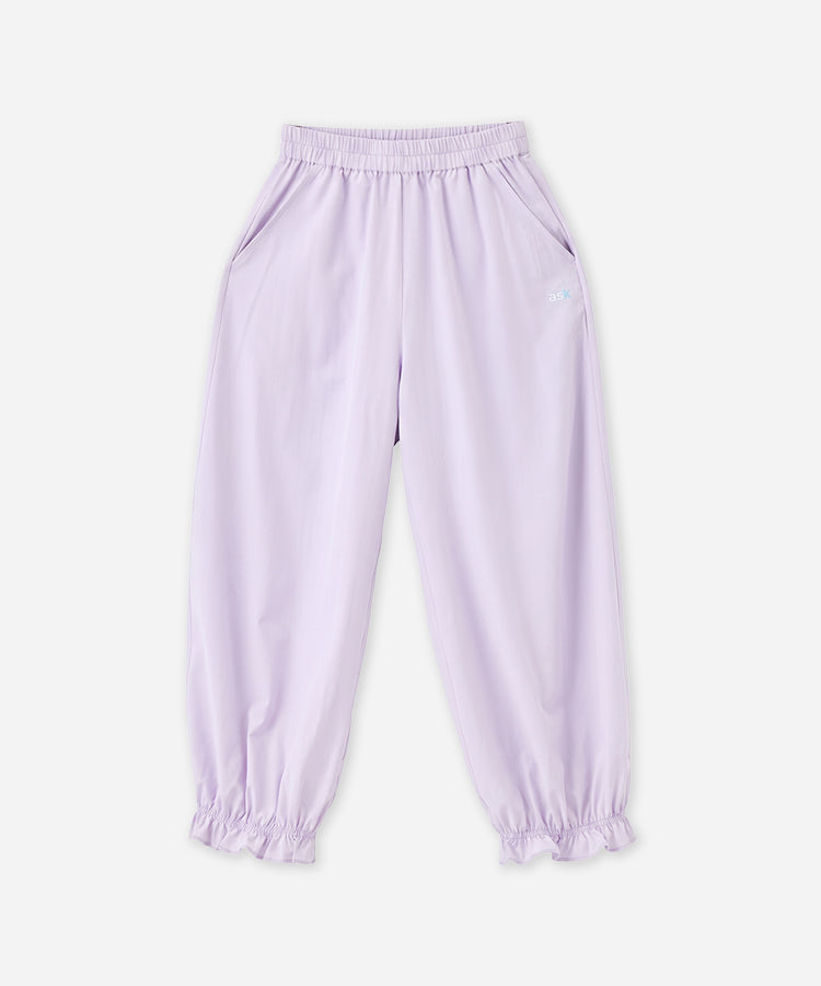 Pantalon d'été long et ample en dentelle pour enfants, fin et respirant, pour jeux en extérieur
