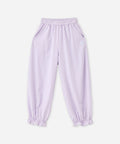 Pantalon d'été long et ample en dentelle pour enfants, fin et respirant, pour jeux en extérieur