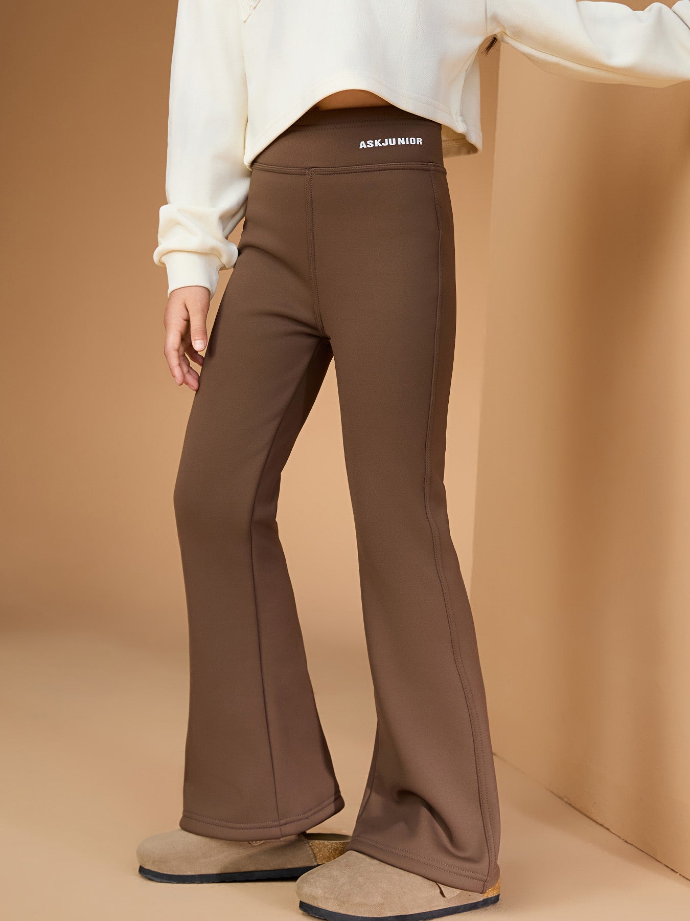 Mädchen Fleece-gefütterte verdickte Hose