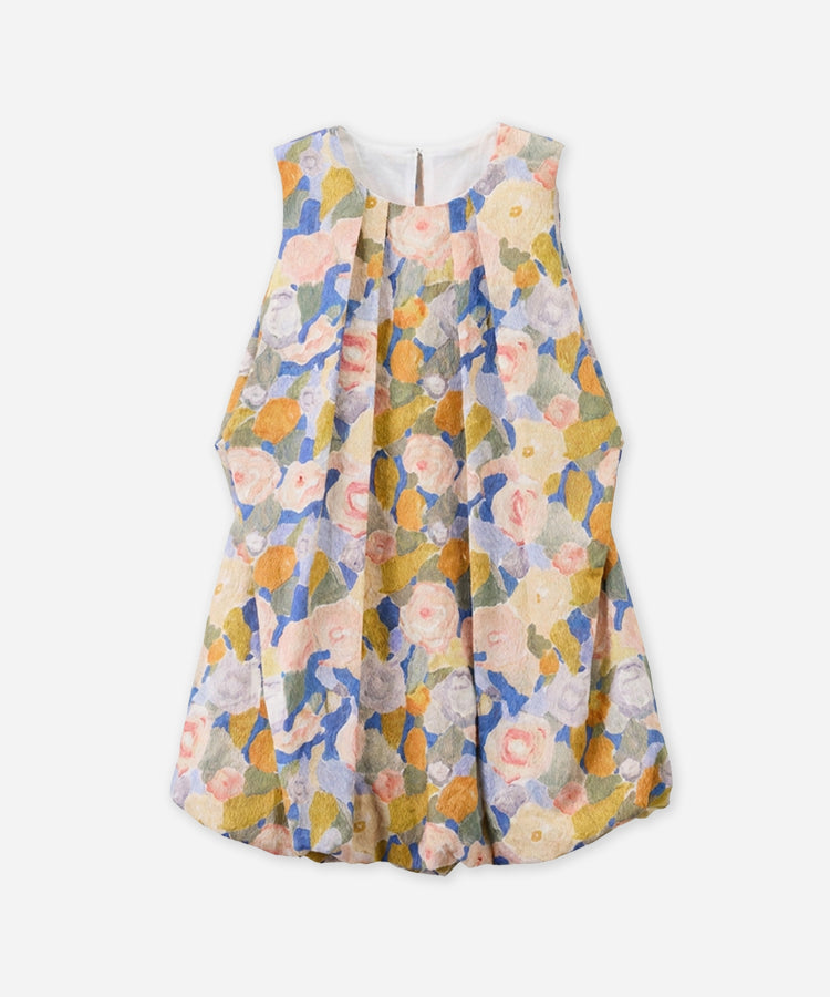 Skin-Friendly Breathable Kids Dress Sleeveless Tutu Dress Sweet Flowy Girls Daily Outfit