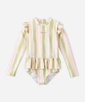 Maillot de bain une pièce manches longues pour filles