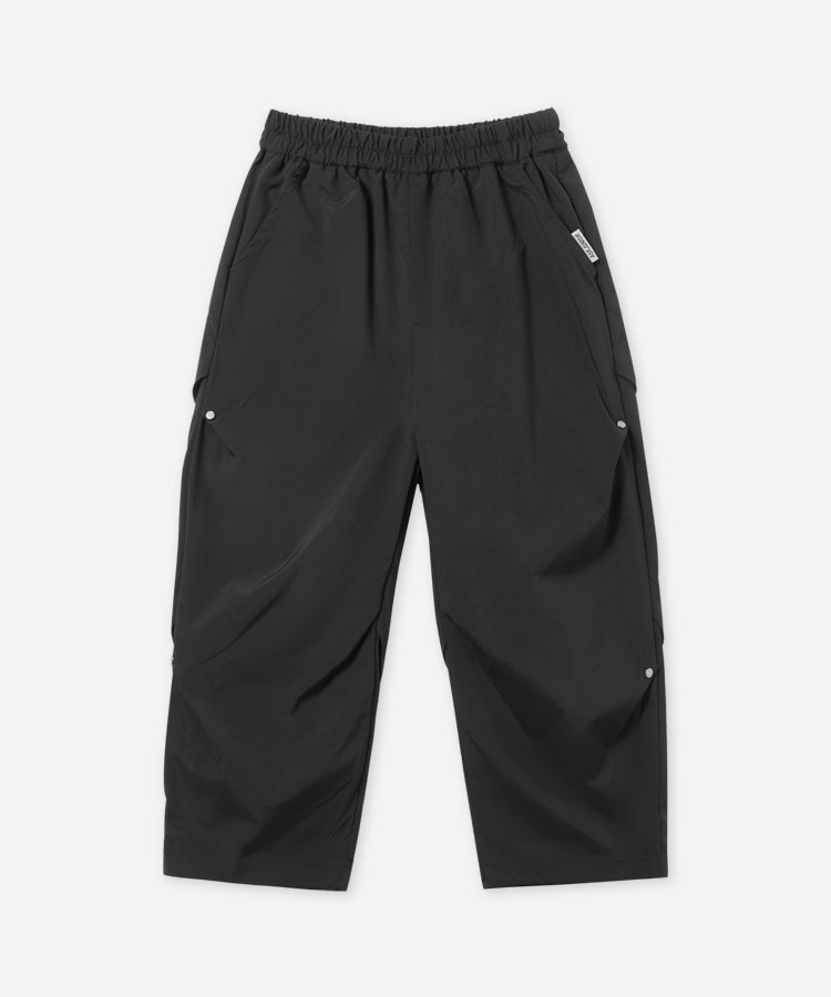 Boys Cargo Pants Loose Fit Relaxed Straight Leg Trousers | Adjustable Cuffed Bottom
