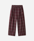 Casual Thickened Warm Plaid Kids Pants for Fall Winter