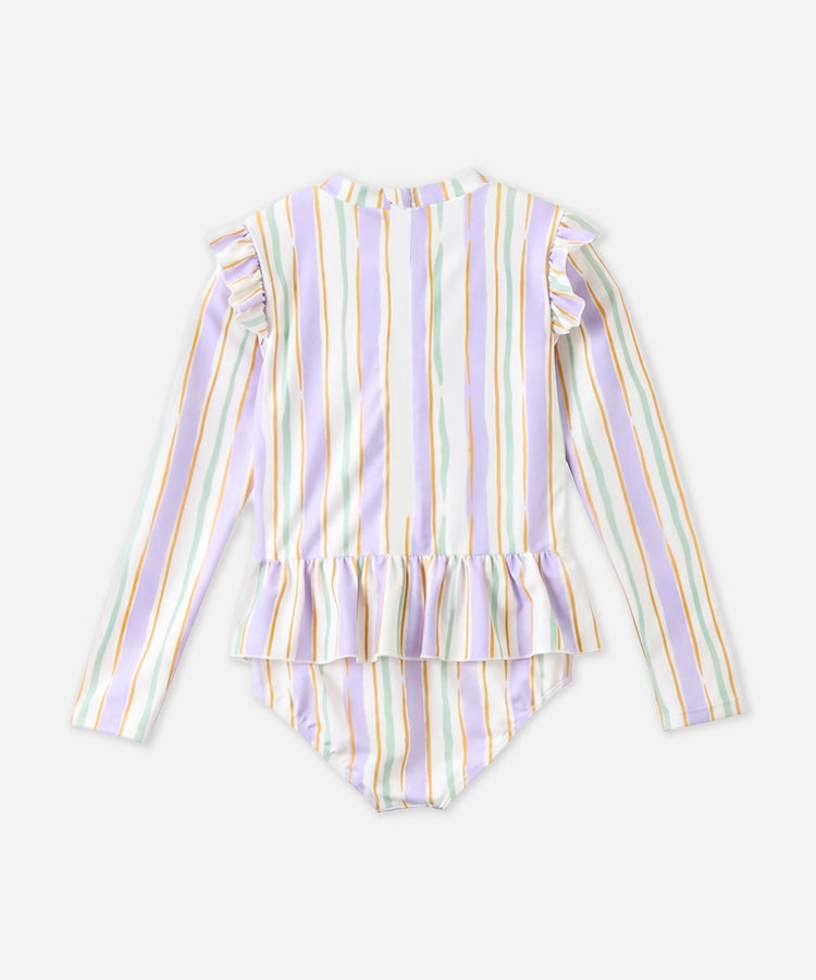 Maillot de bain une pièce manches longues pour filles