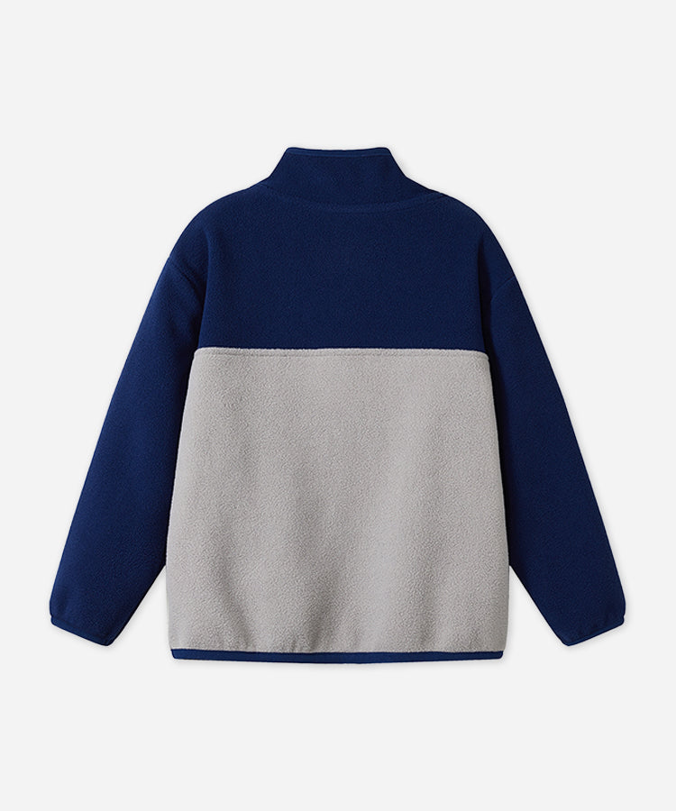 Kids Fleece Lined Sweatshirt | Warm Stand Collar Pullover for Boys & Girls