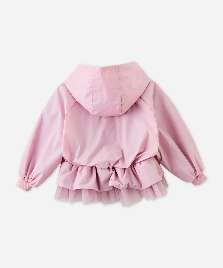 Spring/Summer Lightweight Hooded Jacket for Little Girls