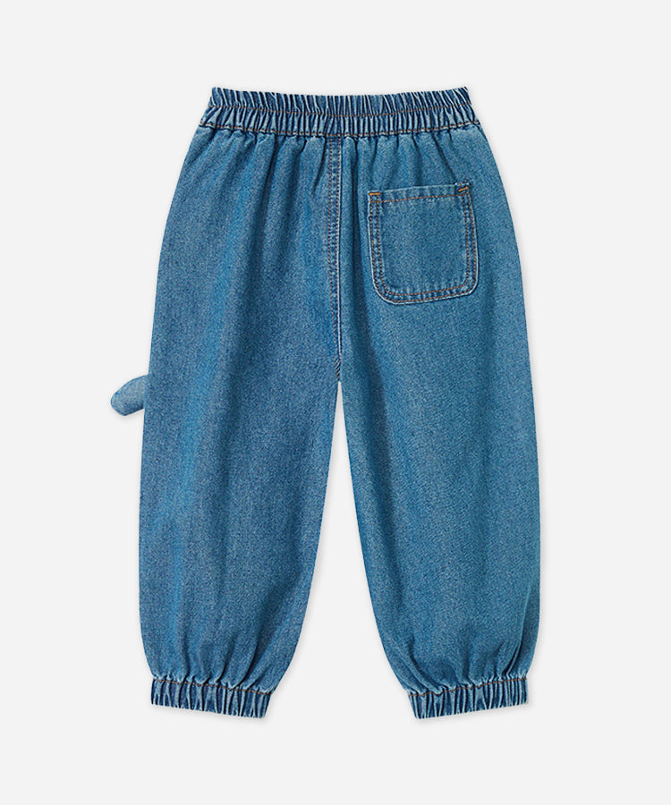 Dreidimensionale Katzenohren Kinderjeans