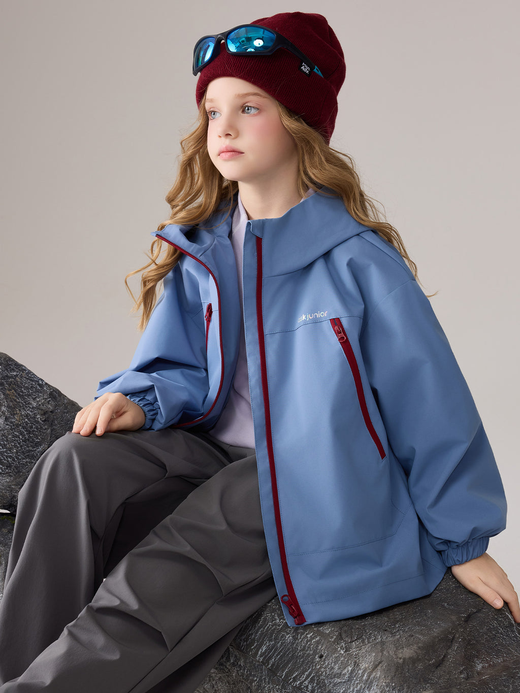Hooded Soft Shell Kids Outdoor Jacket