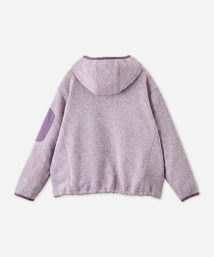 Soft Fleece Hooded Kids Outdoor Jacket