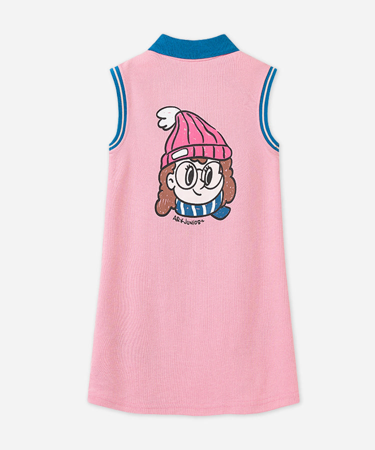 Robe trapèze décontractée pour enfants filles