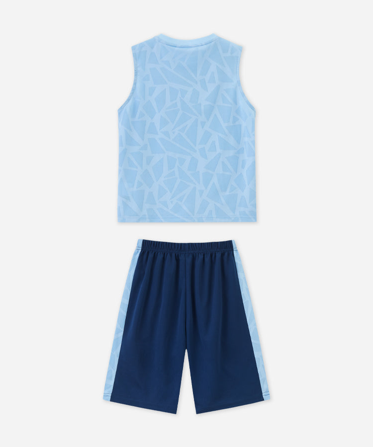 Kids Short Set Quick Dry Breathable Stretchy Sports Outfit