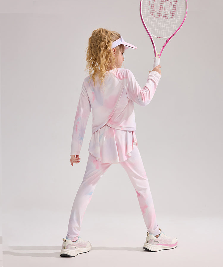 Girl 2-Piece Long Sleeve and Pants Set
