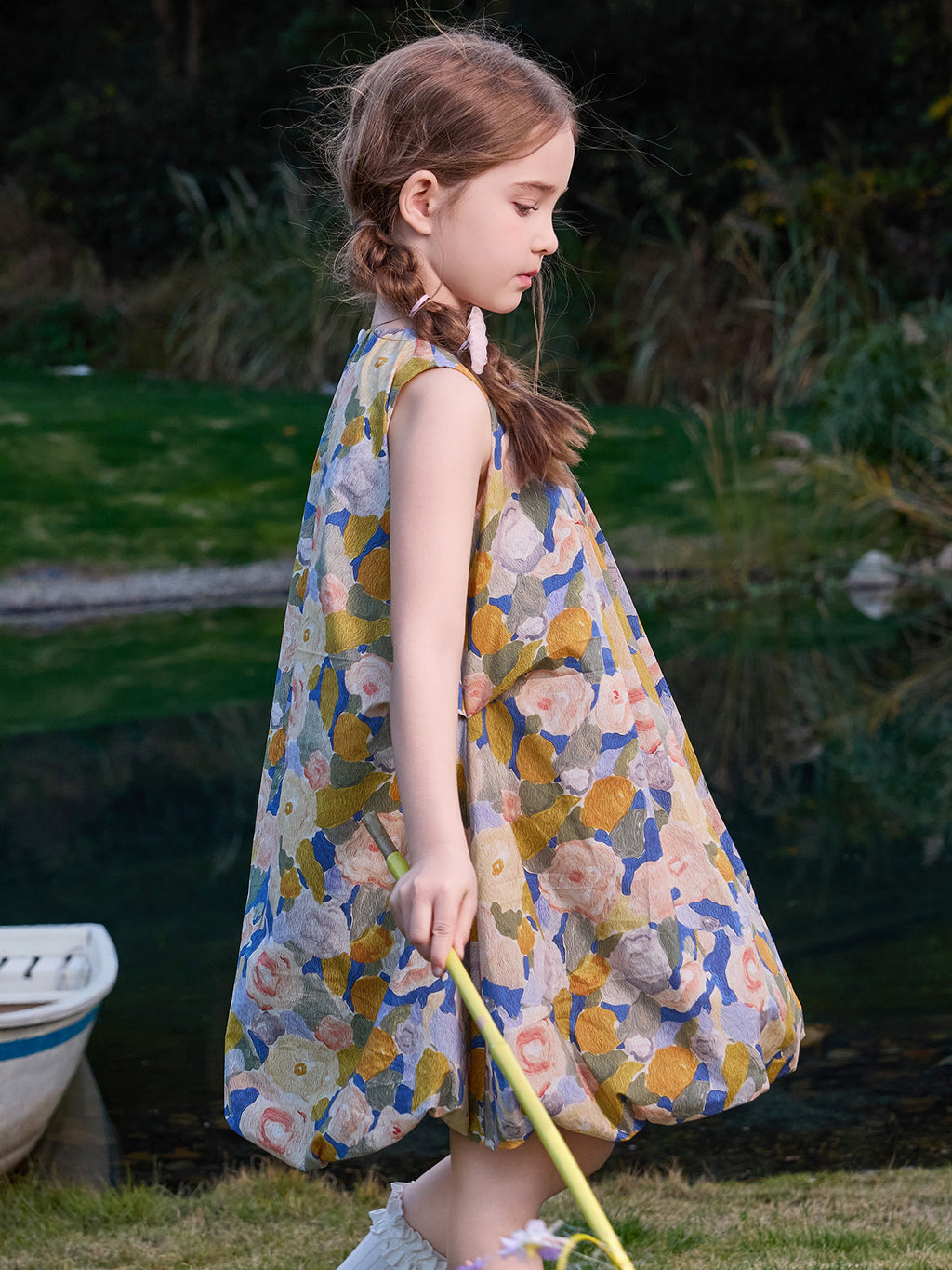 Hautfreundliches, atmungsaktives ärmelloses Tutu-Kleid für Kinder – süßes, luftiges Mädchen-Outfit für jeden Tag