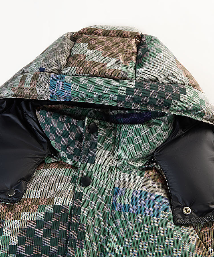 Detachable Hood Quilted Down Kids Coats