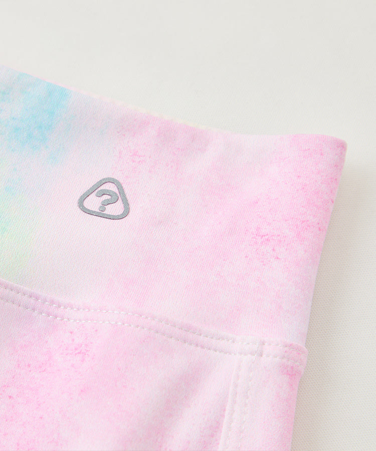 Pantalon de yoga évasé imprimé tendance pour enfants, pantalon long de sport décontracté léger et très élastique