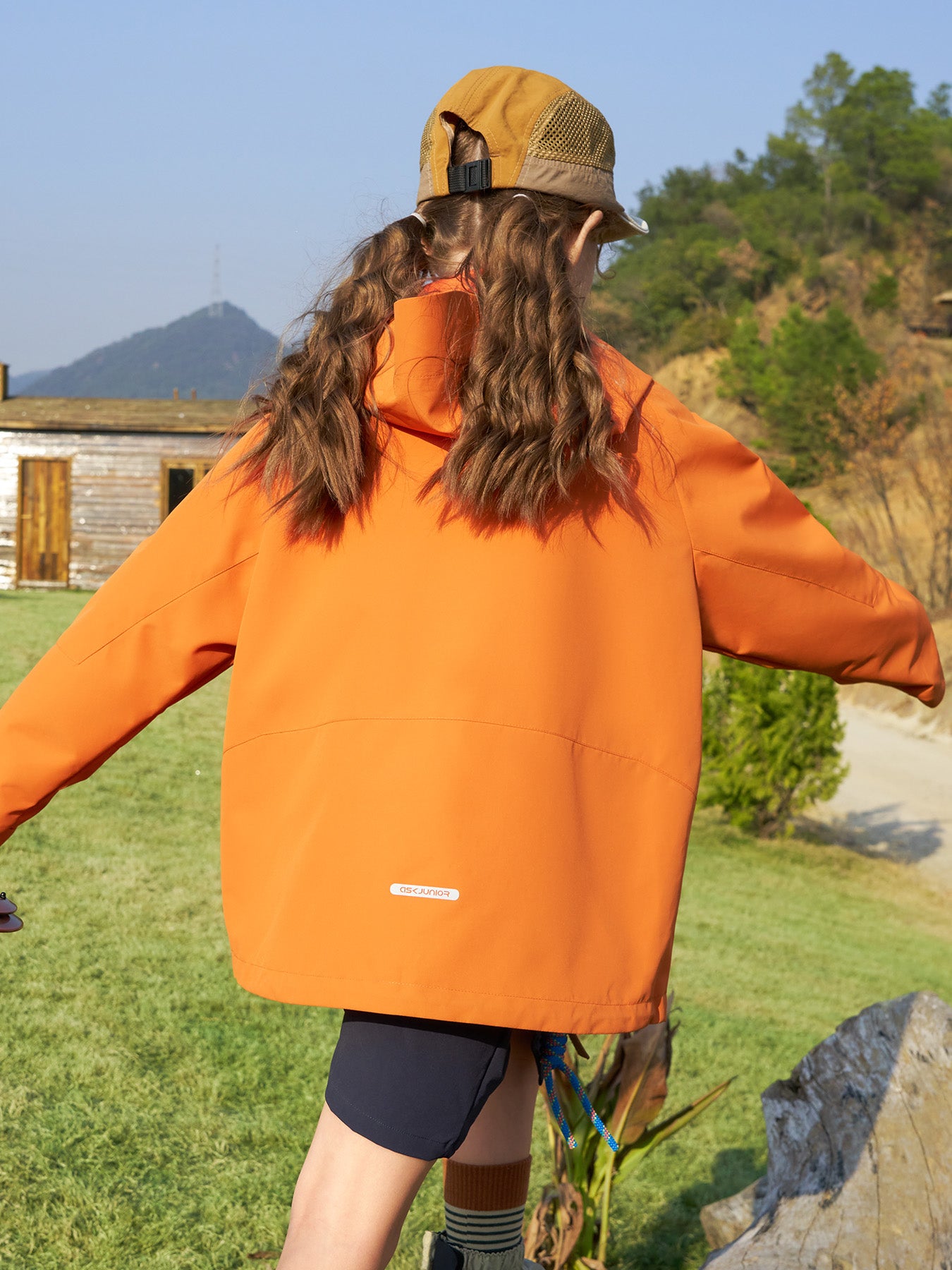 Trendy Oversize Kids Outdoor Shell Jacket