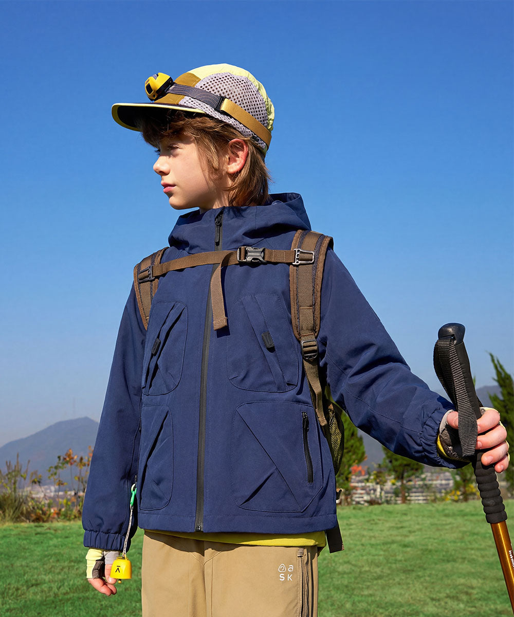 Veste coupe-vent décontractée pour sports de plein air