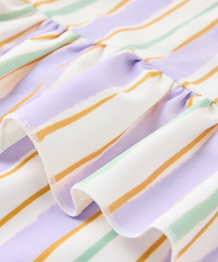 Maillot de bain une pièce manches longues pour filles