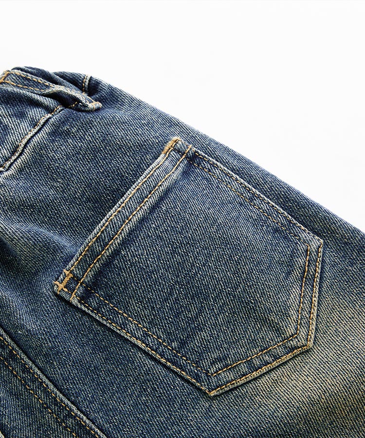 Girls Flare Jeans Elastic Waist | Stretch Denim Pants for Kids
