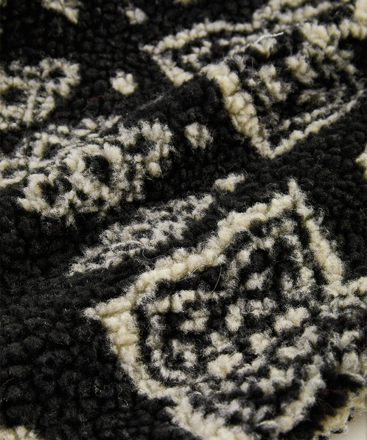 Kinder-Laternenhose aus Lammwoll-Jacquard mit Fleece-Futter für Herbst und Winter
