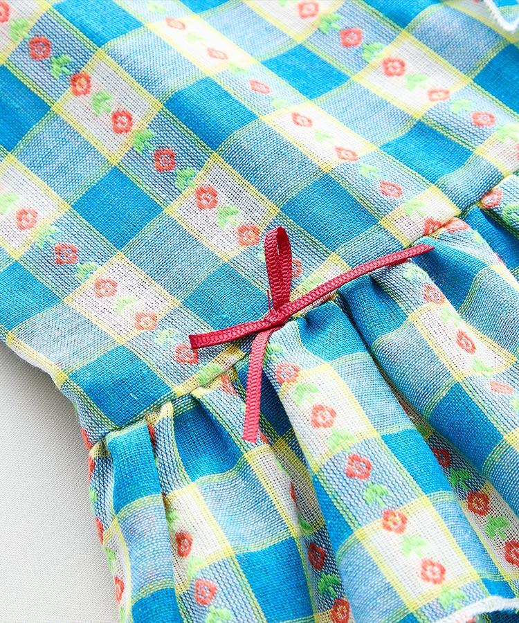 Fly Sleeve Double Layer Cake Kids Dress