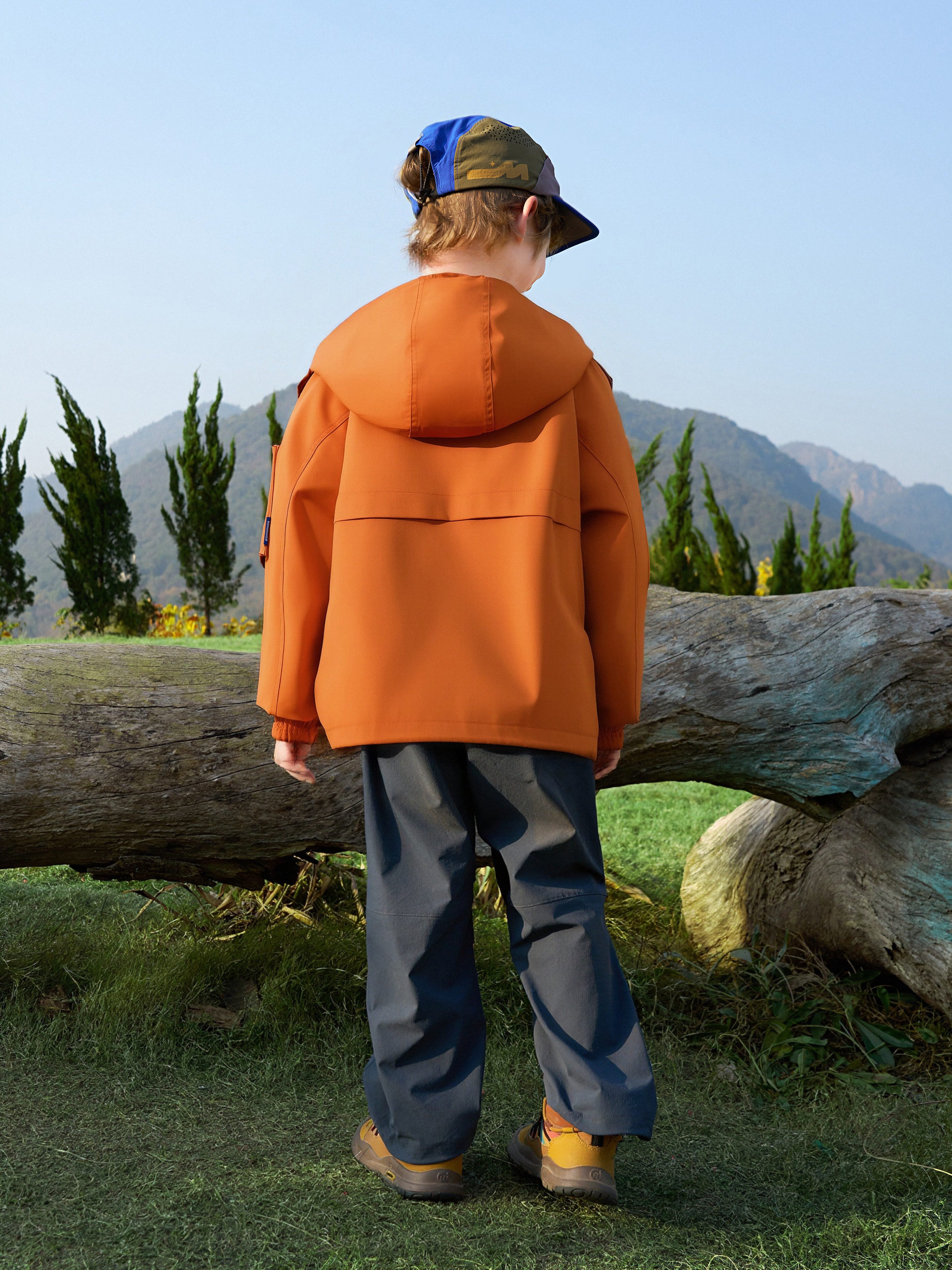 Kids Outdoor Jacket with 4 Pockets for Outdoor & Daily Wear