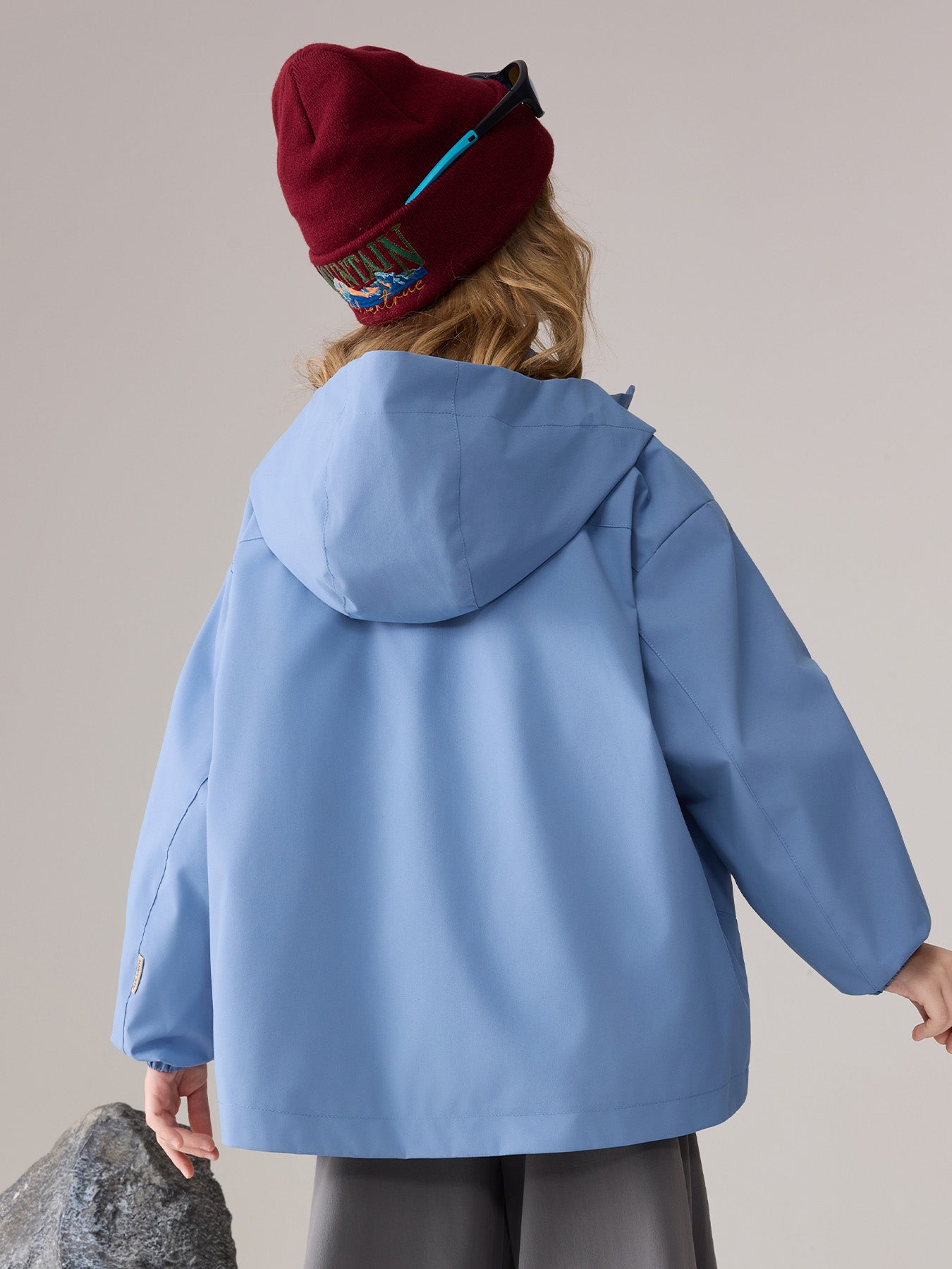 Hooded Soft Shell Kids Outdoor Jacket