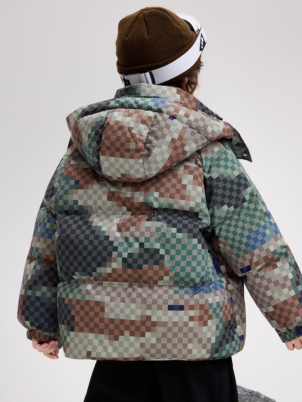 Detachable Hood Quilted Down Kids Coats